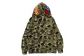 A BATHING APE GRADATION CAMO SHARK FULL ZIP HOODIE