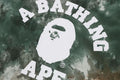 A BATHING APE TIE DYE COLLEGE RELAXED FIT TEE