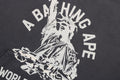 A BATHING APE DESTROY WASHED RELAXED FIT PULLOVER HOODIE