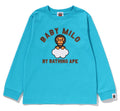 A BATHING APE BAPE KIDS BABY MILO CLOUD LS TEE