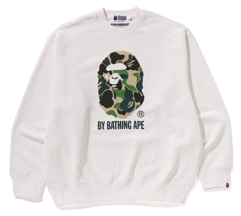 A BATHING APE ABC CAMO APE HEAD RELAXED FIT CREWNECK SWEAT SHIRT
