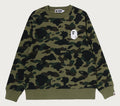 A BATHING APE 1ST CAMO APE HEAD CREWNECK SWEAT SHIRT
