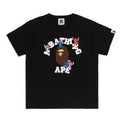 A BATHING APE BAPE KIDS BAPE x DISNEY STITCH AND FRIENDS COLLEGE TEE