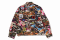 A BATHING APE HYBRID CAMO MULTI BADGE JACKET