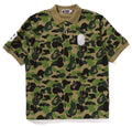 A BATHING APE ABC CAMO LARGE APE HEAD POLO ( RELAXED FIT )