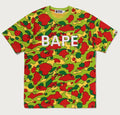 A BATHING APE STA CAMO RHINESTONE BAPE LOGO TEE