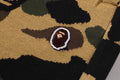 A BATHING APE 1ST CAMO JACQUARD ONE POINT RELAXED FIT SWEAT SHORTS