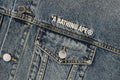 A BATHING APE DISTRESSED 13oz DENIM TRACKER JACKET