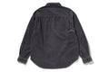 A BATHING APE ONE POINT HEAVY WASHED CORDUROY L/S SHIRT