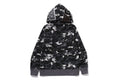 A BATHING APE MULTI PIXEL CAMO SHARK REGULAR FIT FULL ZIP HOODIE