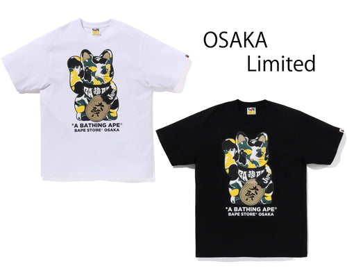 A BATHING APE BAPE STORE OSAKA MANEKINEKO OSAKA TEE OSAKA LIMITED