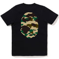 A BATHING APE Ladies' 1ST CAMO BIG APE HEAD TEE - happyjagabee store
