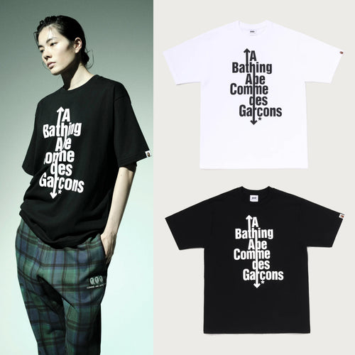 A BATHING APE BAPE x COMME des GARCONS CDG OSAKA Limited BAPE LOGO TEE