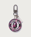 A BATHING APE COLOR CAMO BUSY WORKS SYNTHETIC KEYCHAIN