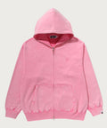 A BATHING APE GARMENT DYED ONE POINT RELAXED FIT FULL ZIP HOODIE