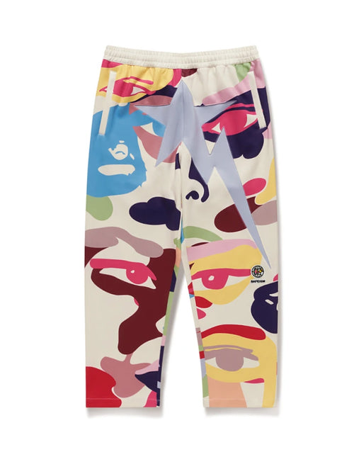 A BATHING APE BAPE x KIDSUPER PATCHWORK TRACK PANTS