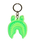 A BATHING APE SHARK REFLECTIVE KEYCHAIN