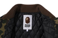 A BATHING APE 1ST CAMO VARSITY JACKET