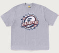 A BATHING APE BAPE TWIN STA LOGO RELAXED FIT TEE
