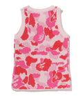 A BATHING APE Ladies' ABC CAMO TOWEL JACQUARD TANK TOP
