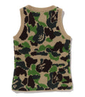 A BATHING APE Ladies' ABC CAMO TOWEL JACQUARD TANK TOP