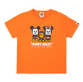 A BATHING APE BAPE KIDS BAPE x DISNEY MICKY & MINNIE MOUSE BABY MILO TEE