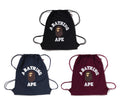A BATHING APE COLLEGE KNAPSACK