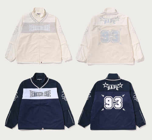 A BATHING APE LAYERED TRACK JACKET
