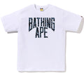 A BATHING APE WILD LEOPARD PATTERN NYC LOGO TEE