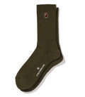 A BATHING APE APE HEAD ONE POINT SOCKS