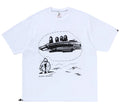 A BATHING APE BAPE BY KAZUKI KURAISHI "ALIENS" SHORT SLEEVES TEE