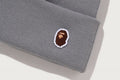 A BATHING APE APE HEAD ONE POINT KNIT CAP