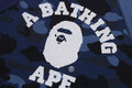 A BATHING APE Ladies' COLOR CAMO COLLEGE CREWNECK SWEATSHIRT