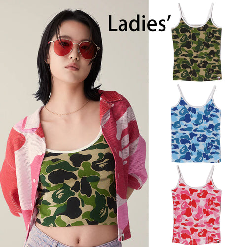 A BATHING APE Ladies' ABC CAMO CAMISOLE