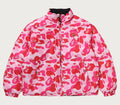 A BATHING APE ABC CAMO REVERSIBLE DOWN JACKET