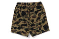 A BATHING APE 1ST CAMO JACQUARD ONE POINT RELAXED FIT SWEAT SHORTS