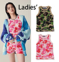 A BATHING APE Ladies' ABC CAMO TOWEL JACQUARD TANK TOP