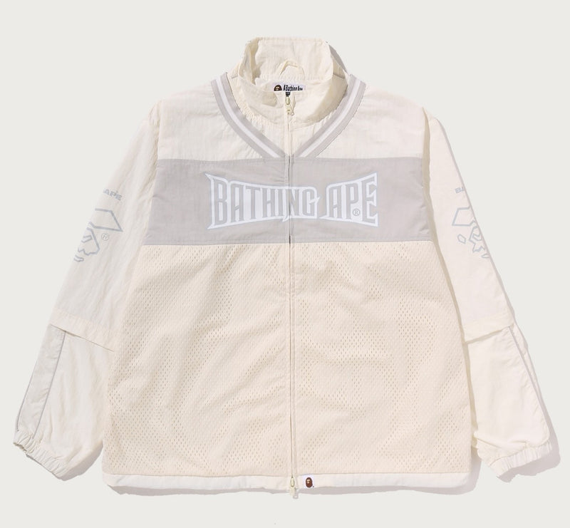 A BATHING APE LAYERED TRACK JACKET