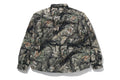A BATHING APE TREE EDGE CAMO DOWN SHIRT JACKET