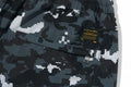 A BATHING APE MULTI PIXEL CAMO RELAXED FIT BEACH SHORTS