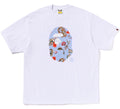 A BATHING APE VACATION PATTERN APE HEAD RELAXED FIT TEE