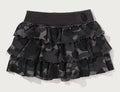 A BATHING APE Ladies' COLOR CAMO RUFFLE SWEAT SKIRT