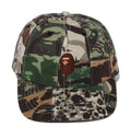 A BATHING APE CAMO PATCHWORK PANEL CAP