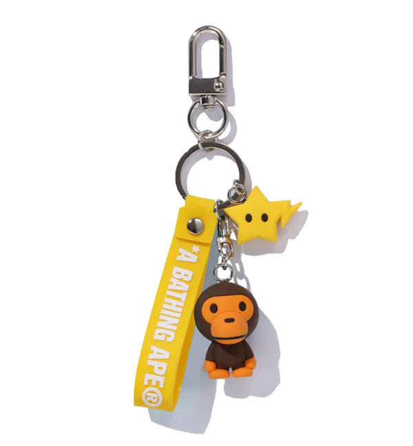 A BATHING APE BAPE KIDS BABY MILO KEYCHAIN