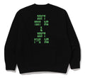 A BATHING APE MILO BORG RELAXED FIT CREWNECK SWEAT SHIRT