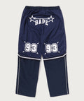 A BATHING APE LAYERED TRACK PANTS
