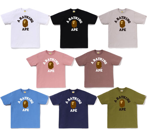 A BATHING APE COLLEGE TEE