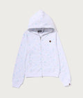 A BATHING APE Ladies' LISA MILO STA PATTERN ONE POINT FULL ZIP HOODIE