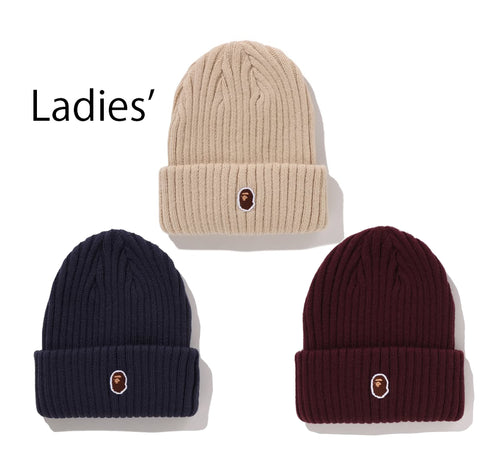 A BATHING APE Ladies' ONE POINT BEANIE