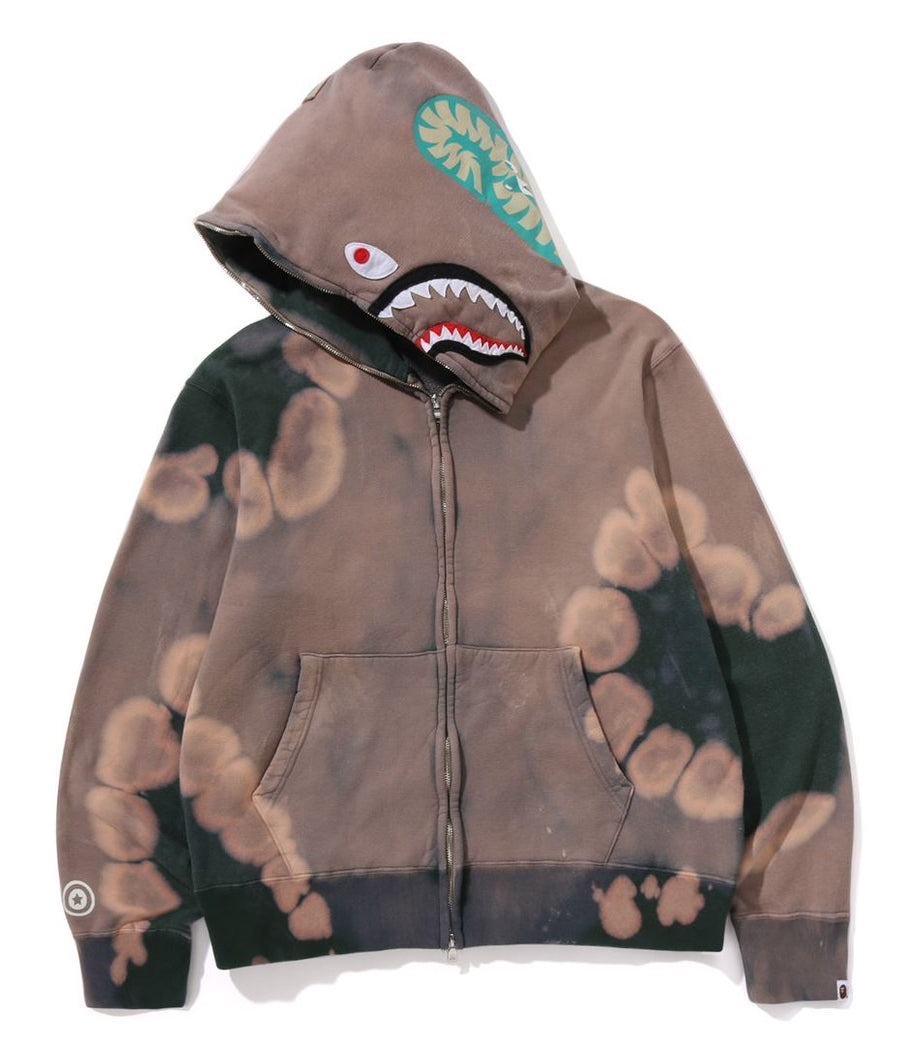 ★ いんちゃんページ ★ A BATHING APE HAND DYE SHARK FULL ZIP HOODIE – happyjagabee